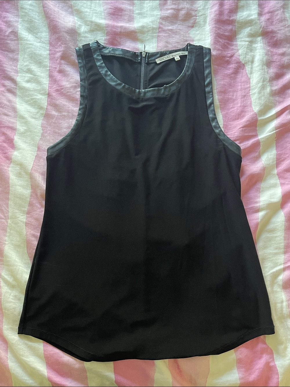 Rachel Ray black sleeveless top